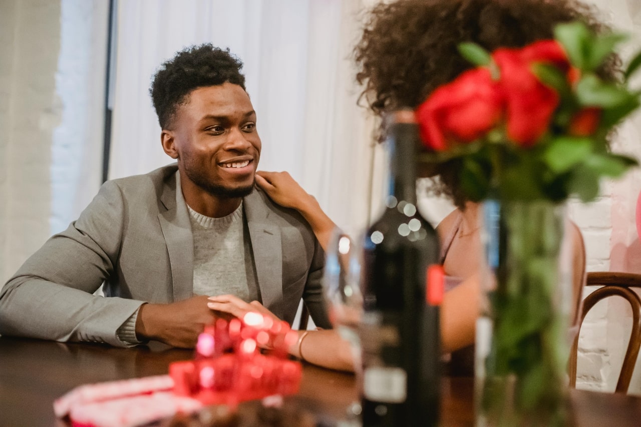 Couple enjoying a lovely Valentine’s Day