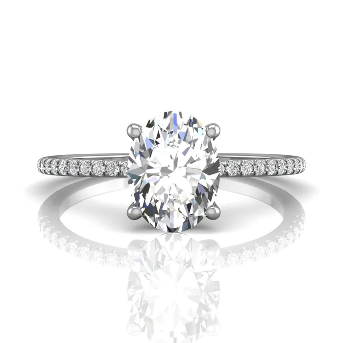 Martin Flyer Engagement Ring DERM4XXSQ-F-9X6OV Martin Flyer Engagement Ring DERM4XXSQ-F-9X6OV