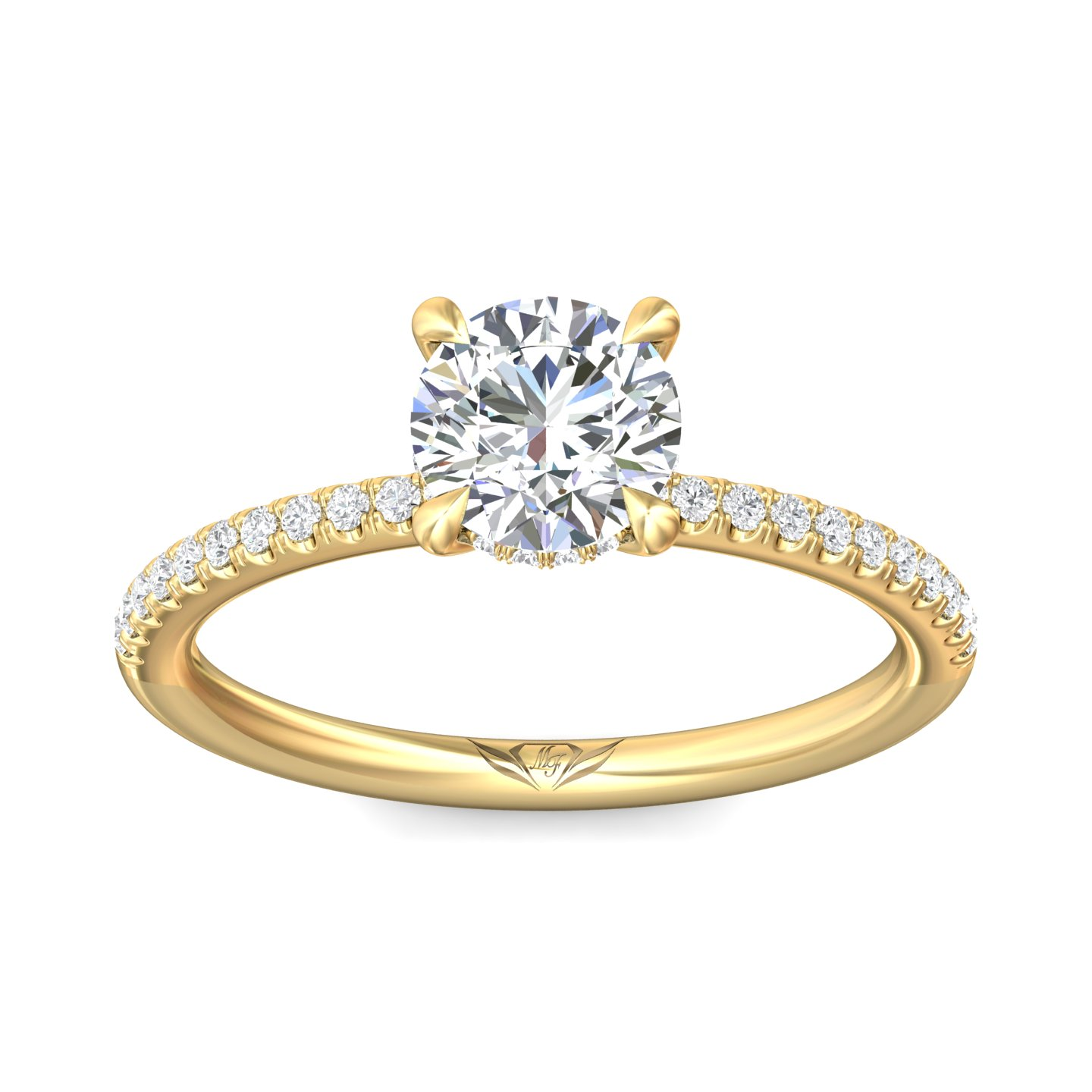Martin Flyer Engagement Ring DERM93XXSYQ-F-6.5RD Martin Flyer Engagement Ring DERM93XXSYQ-F-6.5RD