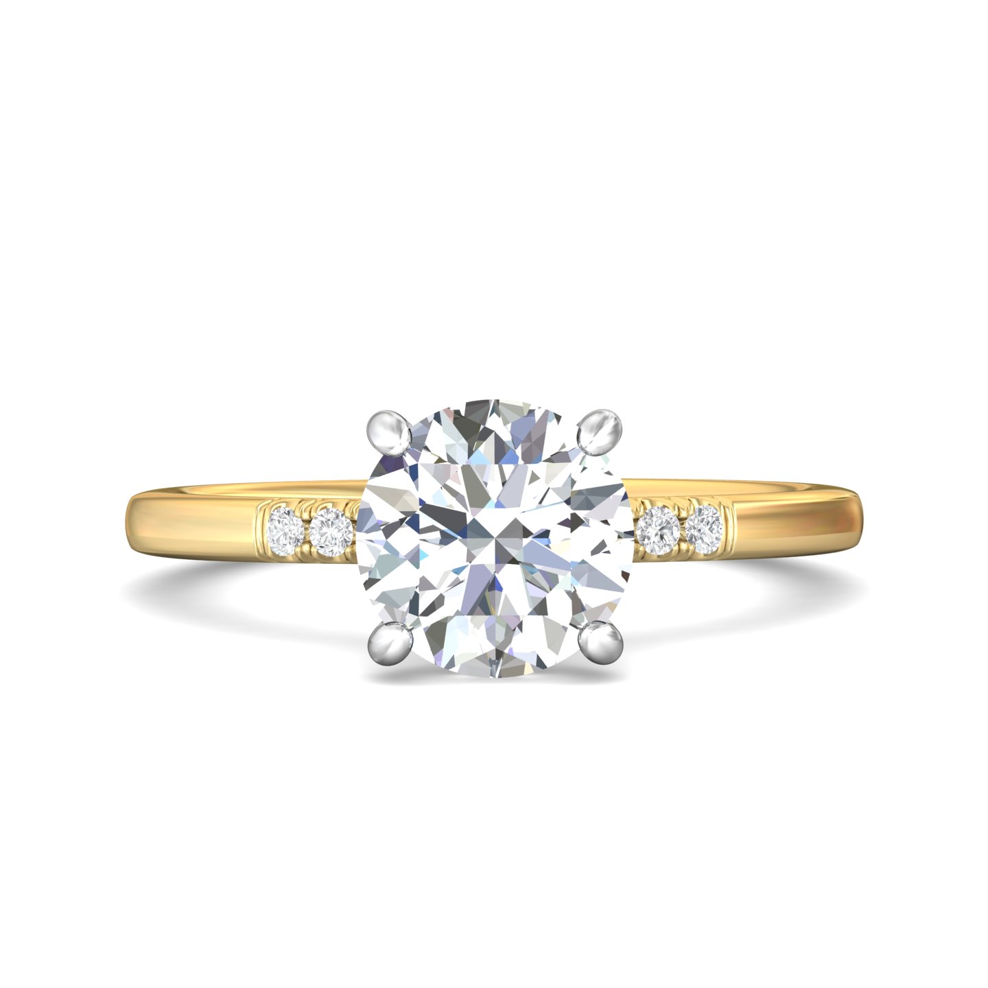 Martin Flyer Engagement Ring DERS39SRDTTYQ-F-8.0RD Martin Flyer Engagement Ring DERS39SRDTTYQ-F-8.0RD