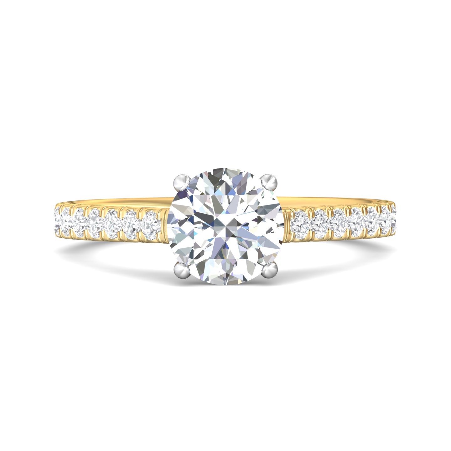 Martin Flyer Engagement Ring DERM18MTTYQ-F-8.0RD Martin Flyer Engagement Ring DERM18MTTYQ-F-8.0RD