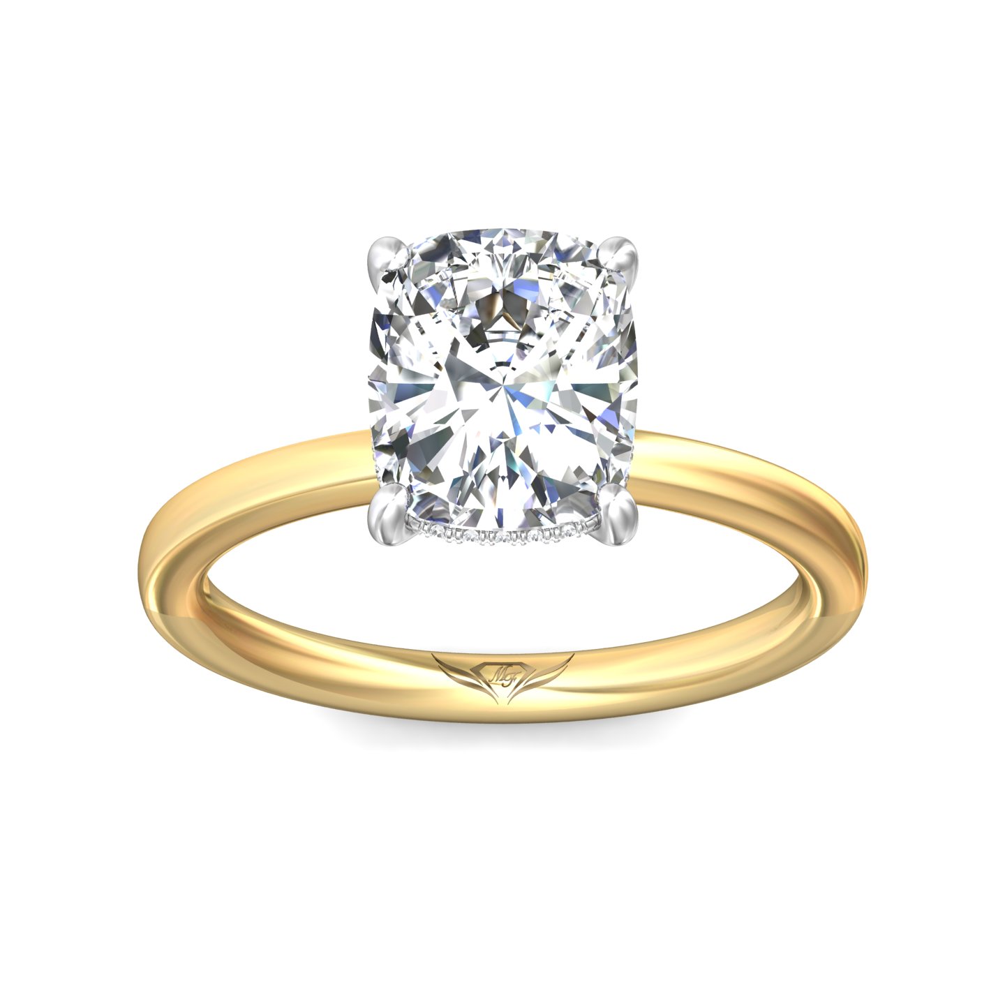 Martin Flyer Engagement Ring DERS28SCURTTYQ-F-9X7.5CU Martin Flyer Engagement Ring DERS28SCURTTYQ-F-9X7.5CU