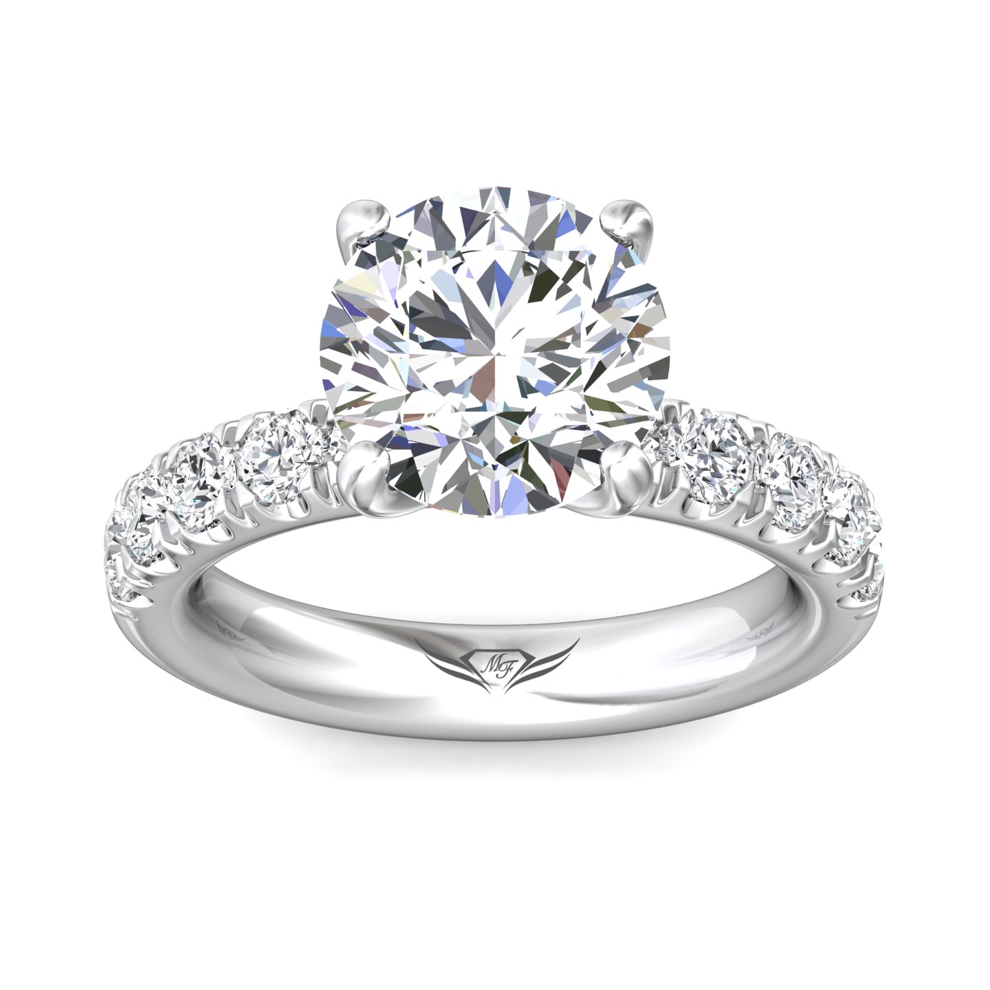 Martin Flyer Engagement Ring DERM4LQ-F-9.5RD Martin Flyer Engagement Ring DERM4LQ-F-9.5RD