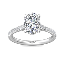 Martin Flyer  Engagement Ring DERM91XSQ-F-9.7X7.2OV thumbnail 1