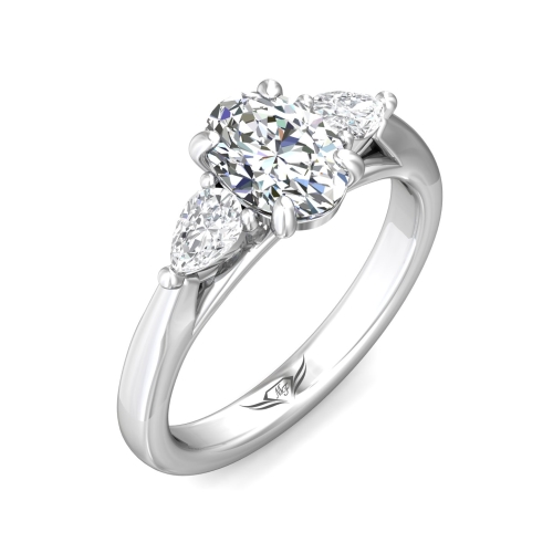 Martin Flyer  Engagement Ring CT03XSPSQ-C-10.9x8.2OV
