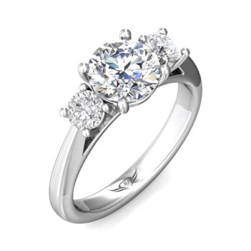 Martin Flyer  Engagement Ring DERT01SQ-F-7.5RD