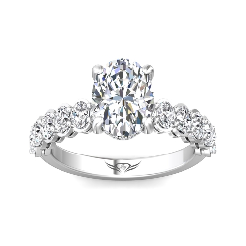 Martin Flyer  Engagement Ring DERSPAOV12RQ-1.02-C-9.7x7.2OV