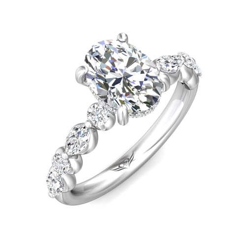 Martin Flyer  Engagement Ring DERSP15MRQ-C-9.7X7.2OV